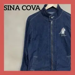 シナコバ SINA COVA デニムシャツジャケット M 船員刺繍