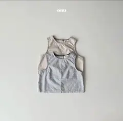 韓国子供服onu marin vest 90,110 ２点セット ノースリーブ