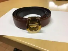 AIGNER / 本革 / イタリア製 / 馬蹄バックル / ヴィンテージのサムネイル