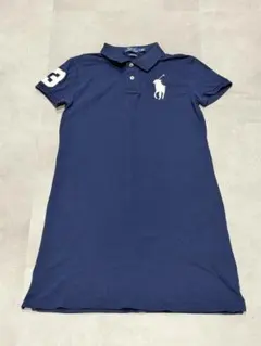 POLO RALPH LAUREN ビックポニー ワンピース XS ネイビー - メルカリ
