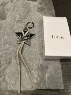 Dior クリスタル会員限定 ノベルティ 星型モチーフ　キーチャーム キーリング