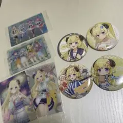 角巻わため 缶バッジ&カードセット