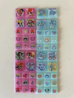 おすそ分け　エンジェルブルー パワーパフガールズ タイルシール セット