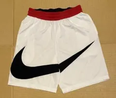 美品 NIKE バスケットボール ハーフパンツ ビッグスウォッシュ ホワイト L