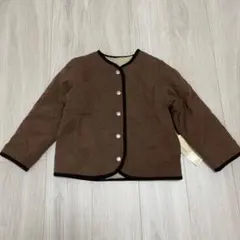 新品　120cm ボアリバーシブルジャケット　女の子　ブルゾン