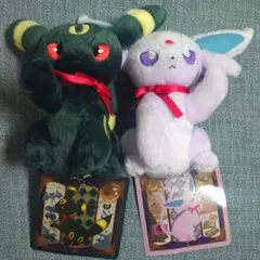 イーブイコレクション ブラッキー&ニンフィア　ぬいぐるみセット イーブイコレクション ブラッキー&ニンフィア ぬいぐるみセット - メルカリ