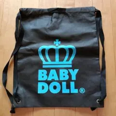 BABYDOLL ナップサック 黒