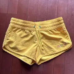 イエロー サーフパンツ RUSTY