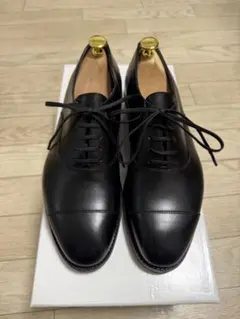 F.lli Giacometti FG602 キャップトゥ ブラック 39のサムネイル