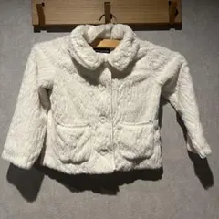 patagonia ホワイト ファーコート サイズ3T