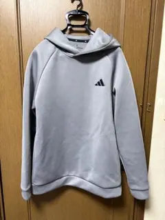 adidas golf パーカー グレー