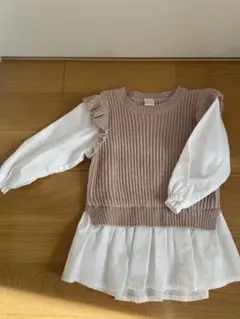 tete a tete 長袖カットソー 95サイズ ピンク系