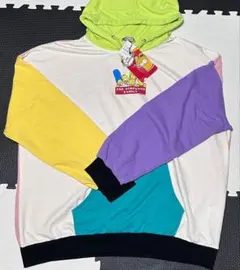 the SIMPSONS パーカー　Mサイズ　新品　マルチカラー　シンプソンズ