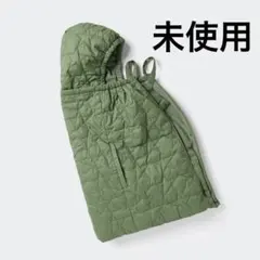 【未使用】ユニクロ ライトウォームパデッド 2WAY ブランケット オリーブ