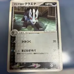 アクア団のグラエナ 構築済みデッキ アクア団ハーフデッキW 022/033