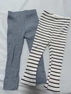 韓国子供服 レギンス 2枚セット