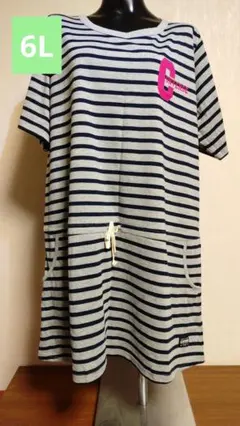 大きいサイズ　コンバース　Tシャツワンピース　6Lのサムネイル