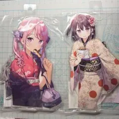 カントク アクリルスタンド アキバ美少女艶画 和服 しずく くるみのサムネイル
