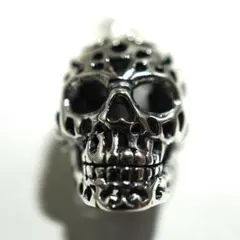 新品 ネックレス シルバー925 ペンダントトップ スカル 髑髏 ドクロ 可愛い