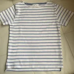 アバハウス　カットソー　半袖　Tシャツ　ボーダー　青と白サイズ2 Mのサムネイル
