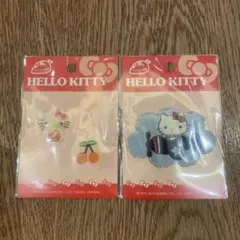 ハローキティ ワッペン　セット 2枚セット　キティ　手芸