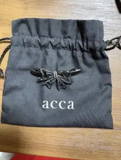 ☆美品☆acca/ブリジットバレッタ☆スティックかんざし付☆黒