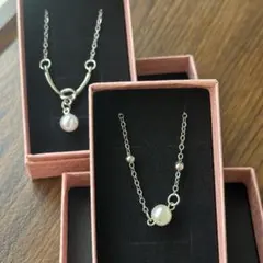 アクセサリー ネックレス パール 2pcのサムネイル