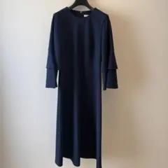 Tibi ネイビー フレアスリーブ ワンピース サイズ2