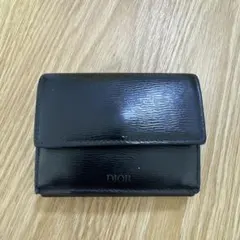 Dior 三つ折り財布 ブラックのサムネイル