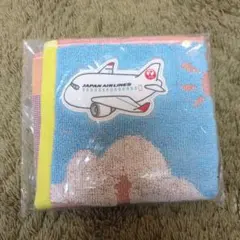 JAL ミニタオル 飛行機デザイン