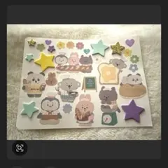 おすそ分けシール♪(アニマルシール、スポンジシール、ラメシールなど)
