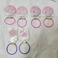 ゼンゼロ サンリオ GiGO限定 アリア 缶バッジ アクリルボールチェーン