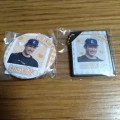 西武ライオンズ　推しガチャ　2025 ラバーキーホルダー　缶バッジ　羽田慎之介