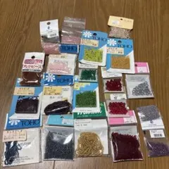 TOHO KIWA 色々ビーズセット 多色 2.5mm〜6mm ２０個セット