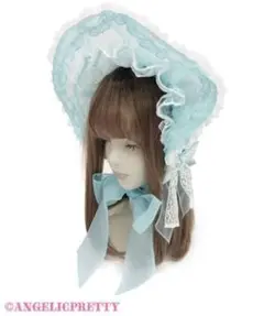Angelic Pretty / フリルシースルーボンネット ミントのサムネイル
