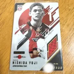 男子バレーボール　ウエハース　西田有志　ユニホーム