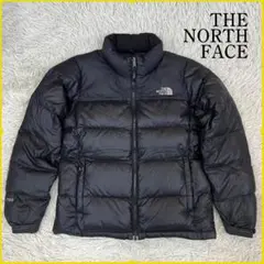 《美品》ザノースフェイス ヌプシ ダウンジャケット レディース 黒 80(S)