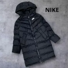 美品！　NIKE シンセティック　フィルロングジャケット　コート　BLACK