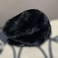 新品　nico and...ロシアンハット黒　57〜59cm