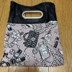 INGEBORG トートバッグ ピンク ブラックのサムネイル