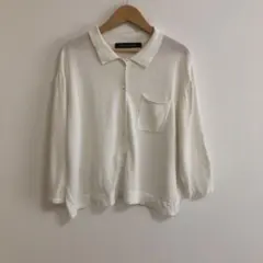 ミズイロインドmizuiroind　ポロシャツニット