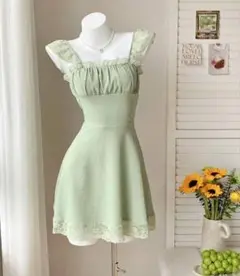 【新品】ティンカーベル　コスプレ　ワンピース
