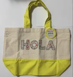 TITICACA メッセージ トートバッグ HOLA キャンバス 黄 チチカカのサムネイル
