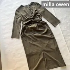 milla owen ミラオーウェン　ワンピース　バックリボン　ウエストリボン