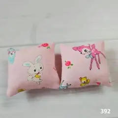 ミニチュア★ハンドメイド★クッション★ドール用★シルバニア★昭和レトロ