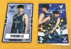 長崎ヴェルカ　オンサイトカード　イヒョンジュン選手　2枚