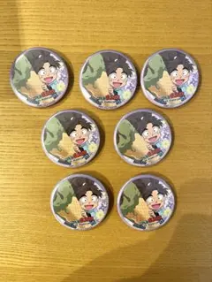 忍たま乱太郎　アニカフェ　缶バッジ　竹谷×7