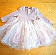 ピンク チュチュスカート ワンピース 70～80cm 韓国子供服