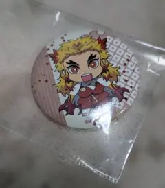 鬼滅の刃　煉獄杏寿郎 チビキャラ缶バッジ 約5.5cm