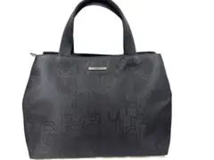 ほぼ未使用　Ungaro ウンガロ　ブラック　ナイロン　ハンドバッグ